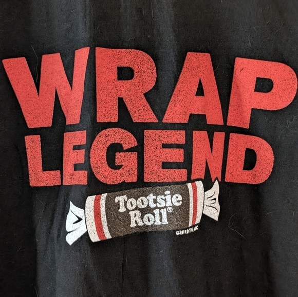 Tootsie Roll "Wrap Legend" Graphic T-shirt, New with Tags, Size XL - Picture 5 of 5